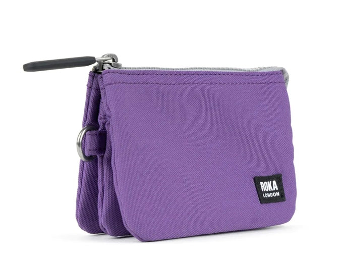 BLACK LABEL CARNABY IMPERIAL PURPLE RECYCLED CANVAS WALLET