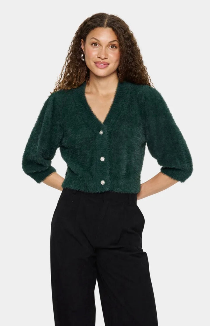 JUNE BUG BANNI FLUFFY CARDIGAN