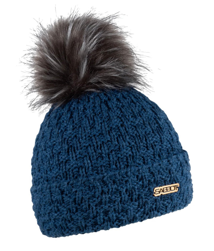 PETRA FOLD BOBBLE HAT