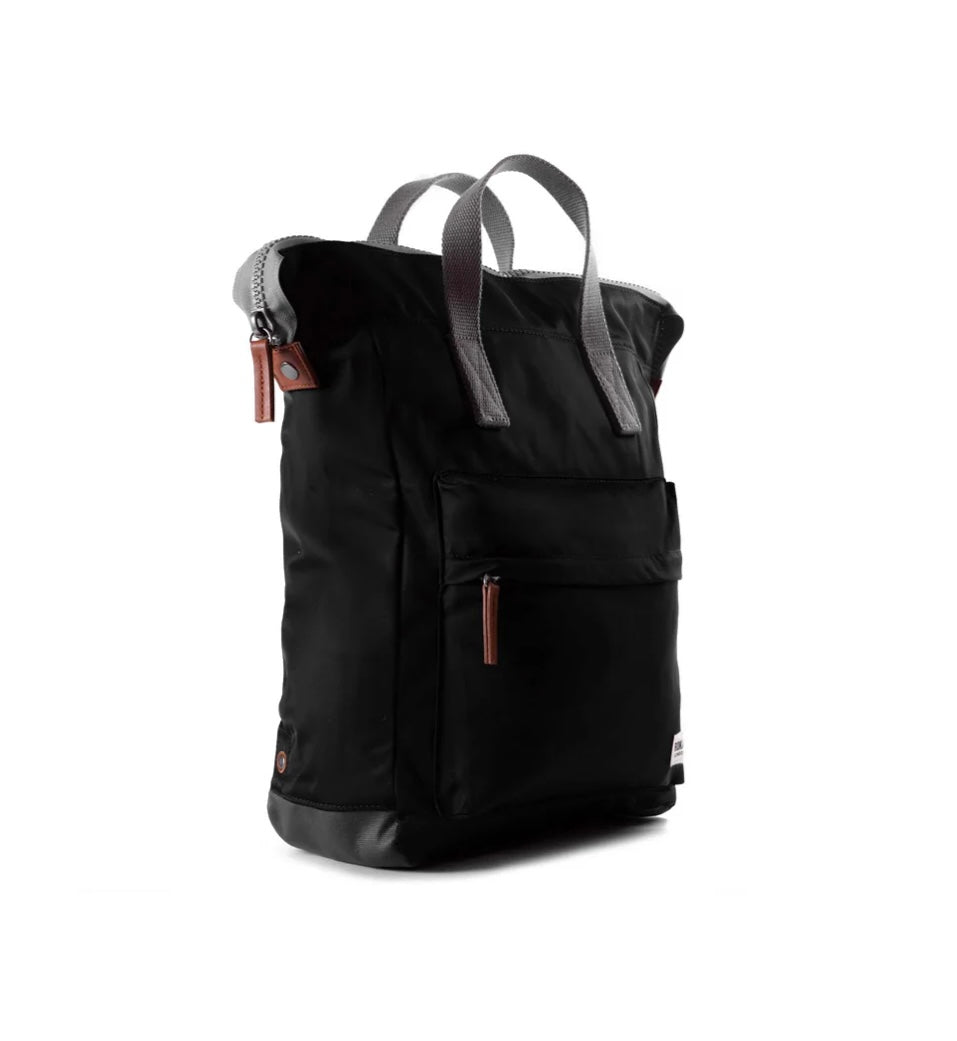 BLACK BANTRY B RECYCLED NYLON MEDIUM BACKPACK