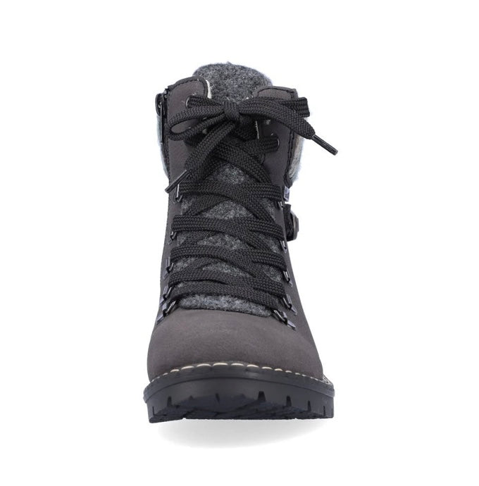 Y9131-45 LADIES GREY MID HEIGHT BOOTS