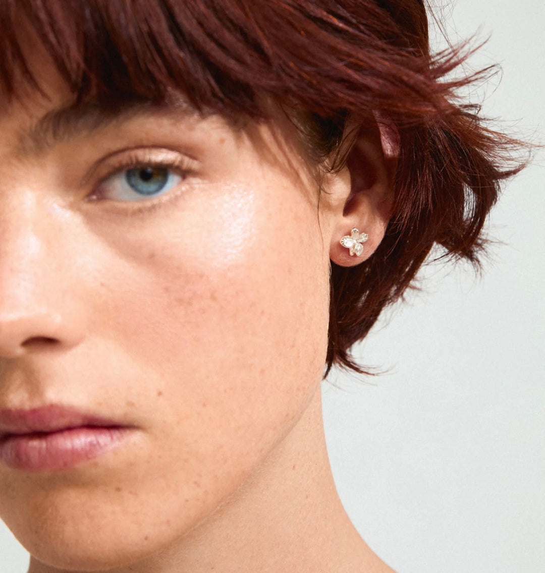 CHARMAINE SILVER PLATED EARRINGS