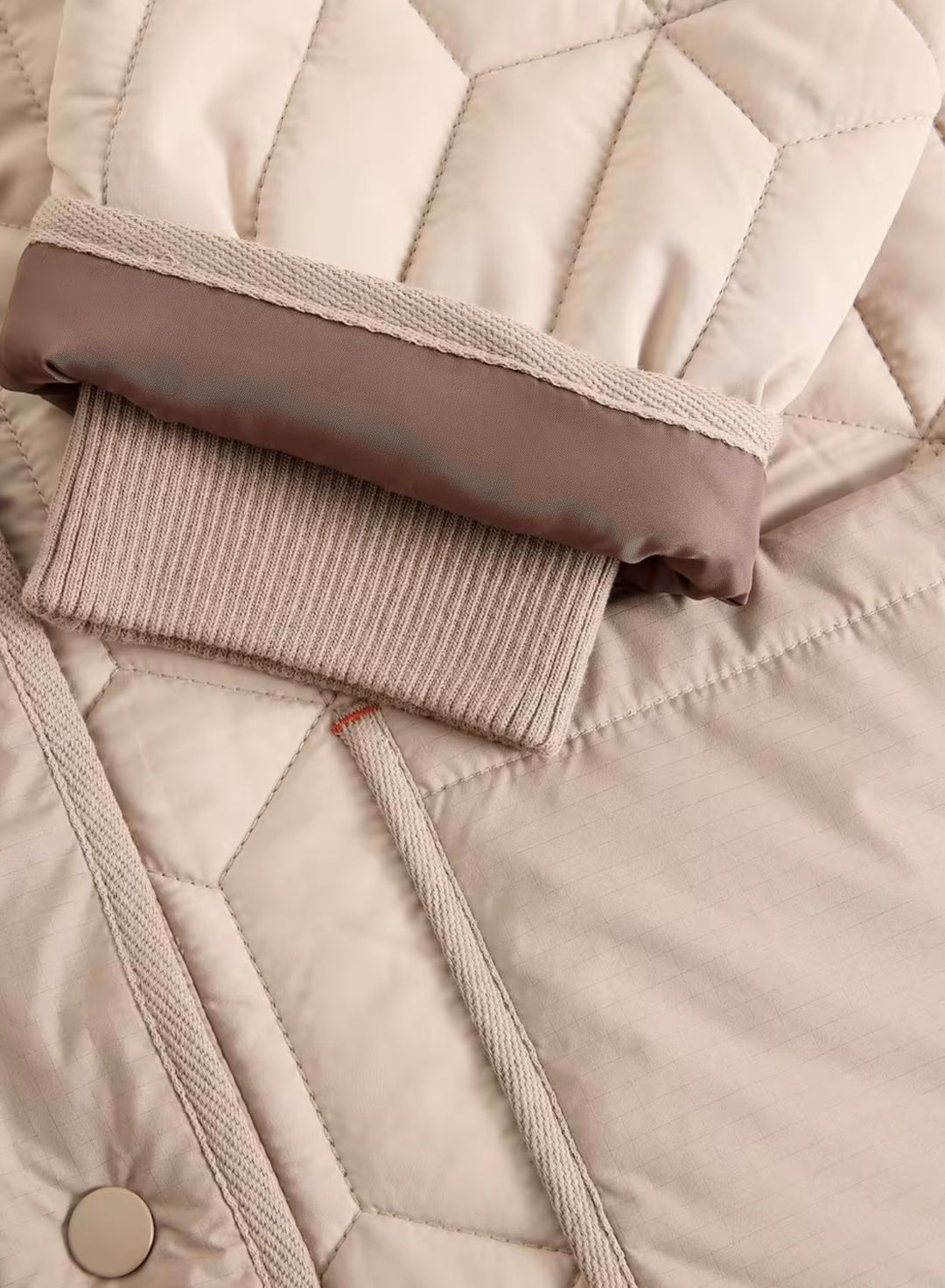 CARMEL BORG LINED QUILTED COAT