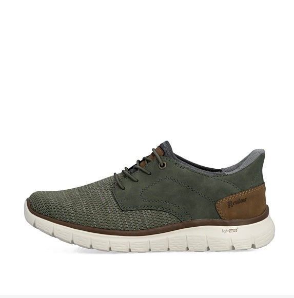 GREEN ELASTICATED TRAINER SHOE