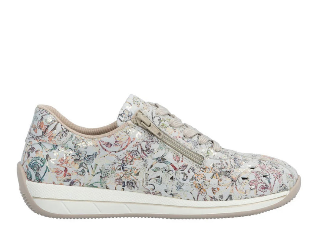 N1114-90 MULTI METALLIC LACE UP SHOE