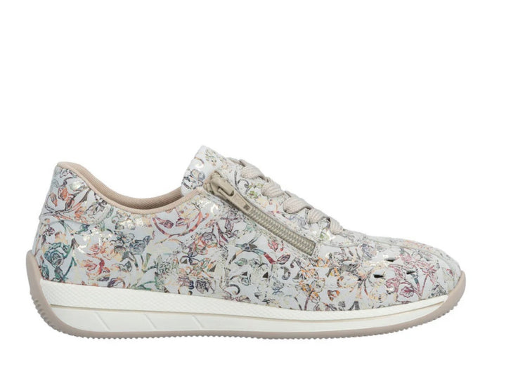 N1114-90 MULTI METALLIC LACE UP SHOE