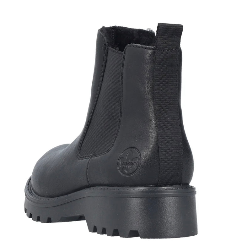 Rieker Women’s Black Ankle Boot 73250-01