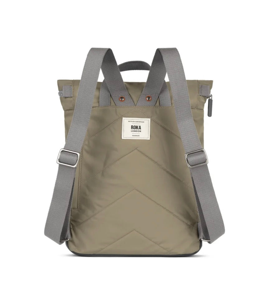 MEDIUM TAUPE CAMDEN P RECYCLED NYLON BACKPACK