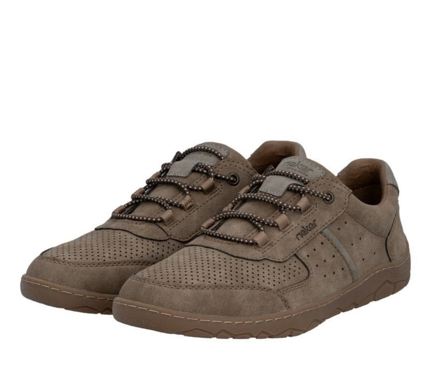 Rieker Men's Beige Slip-On Shoes 08351-64