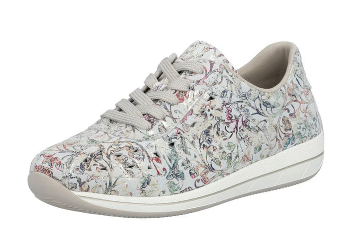 N1114-90 MULTI METALLIC LACE UP SHOE