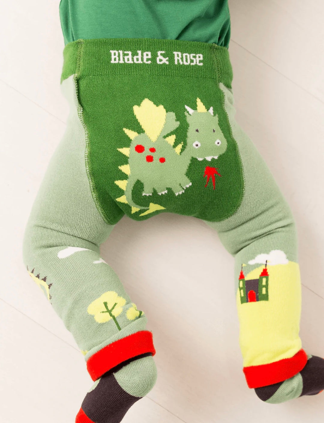 TEDDY THE DRAGON TOP LEGGING & SOCK SET
