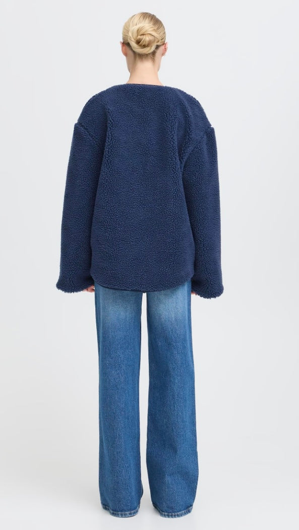 DARK DENIM MIX COTTY JACKET