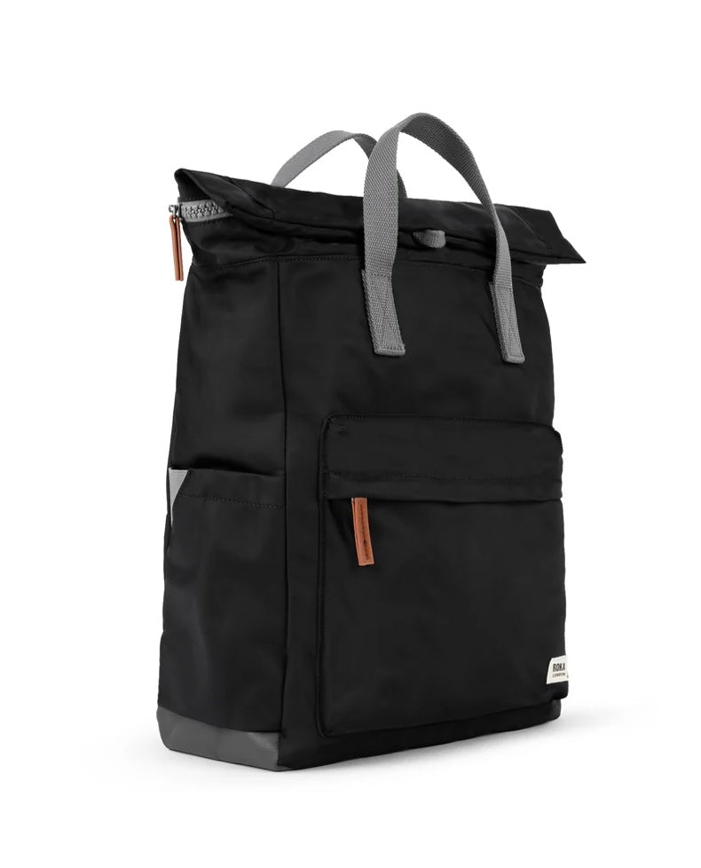 BLACK SMALL CANFIELD B RECYCLED NYLON BACKPACK