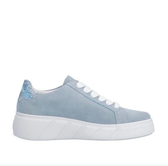 W2605-12 BLUE LACE UP TRAINER