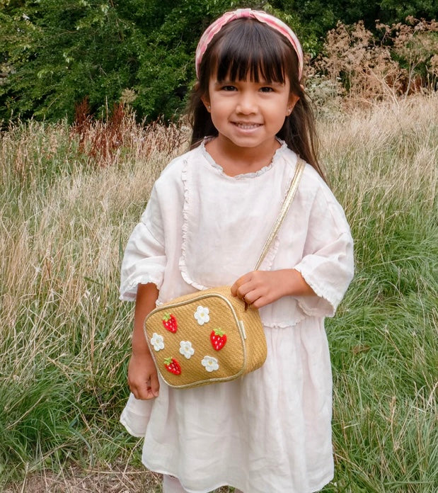 SCALLOPED GINGHAM HEADBAND