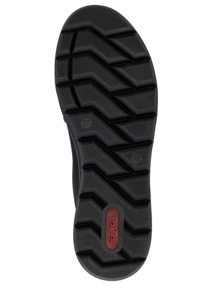 Rieker Women's Black Slip-On Shoes Z0054-00