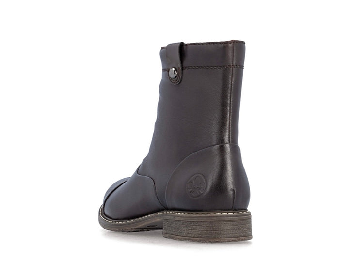 Rieker Women’s Dark Brown Ankle Boot 74858-25