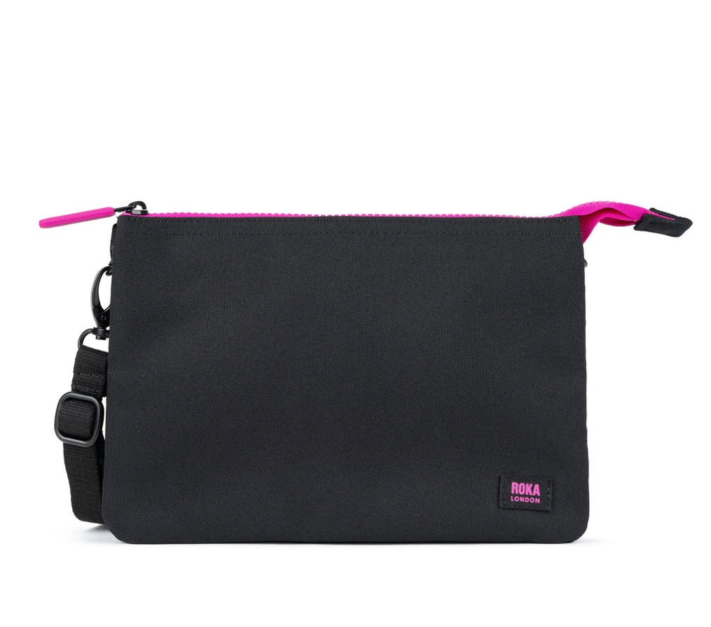 PINK LABEL CARNABY RECYCLED CANVAS X LARGE CROSSBODY BAG