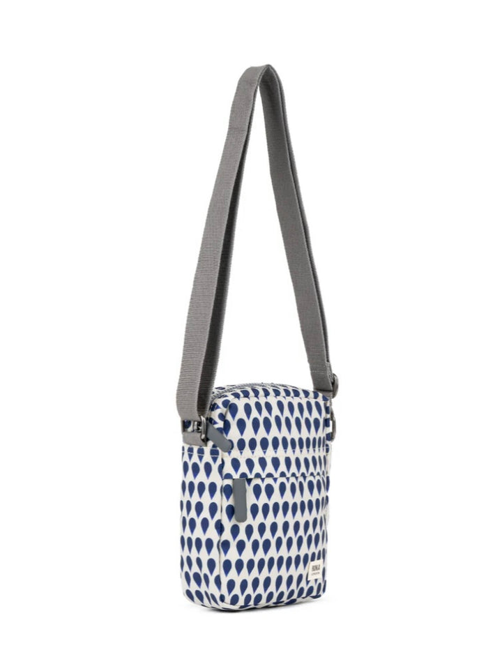 BOND RECYCLED CANVAS DENIM RAIN SMALL CROSSBODY BAG