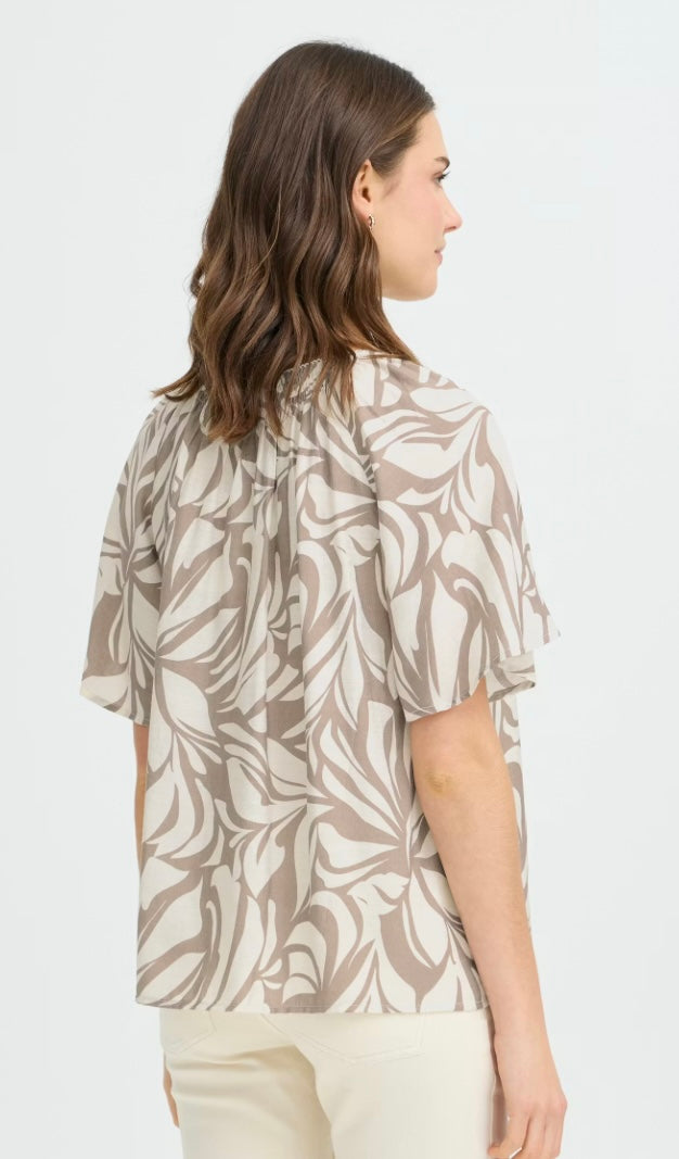 20617533 FLORAL REV M TRAIL ARIANA BLOUSE