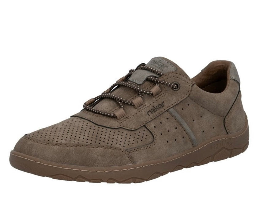 Rieker Men's Beige Slip-On Shoes 08351-64
