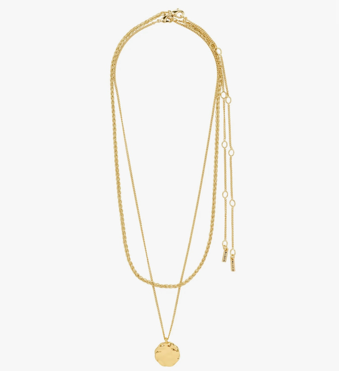 DECLAN 2 IN 1 GOLD PLATED NECKLACE