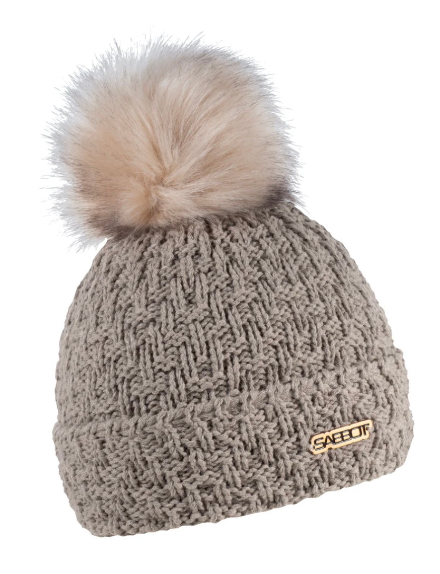 PETRA FOLD BOBBLE HAT