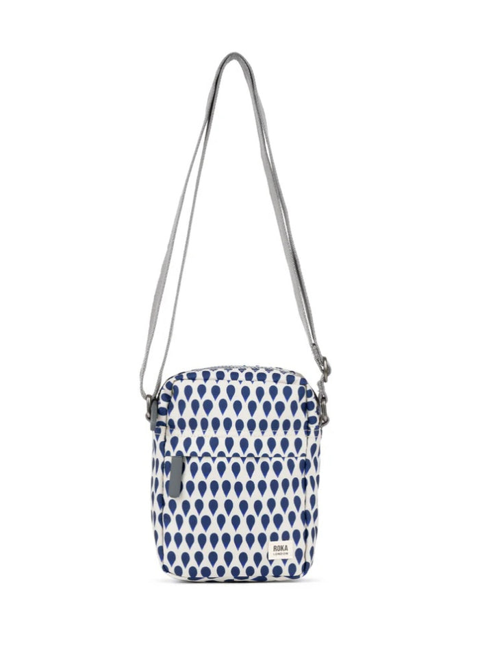 BOND RECYCLED CANVAS DENIM RAIN SMALL CROSSBODY BAG