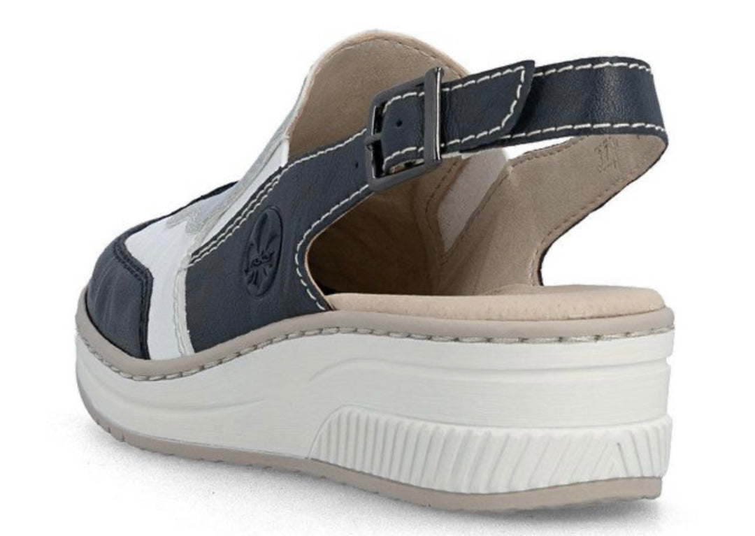 48757-90 BLUE SLING BACK SHOE