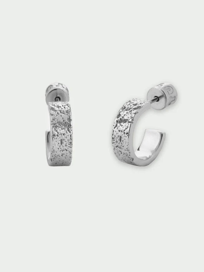 TIME EARRINGS SILVER