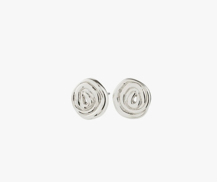 AIR SILVER PLATED EARRINGS