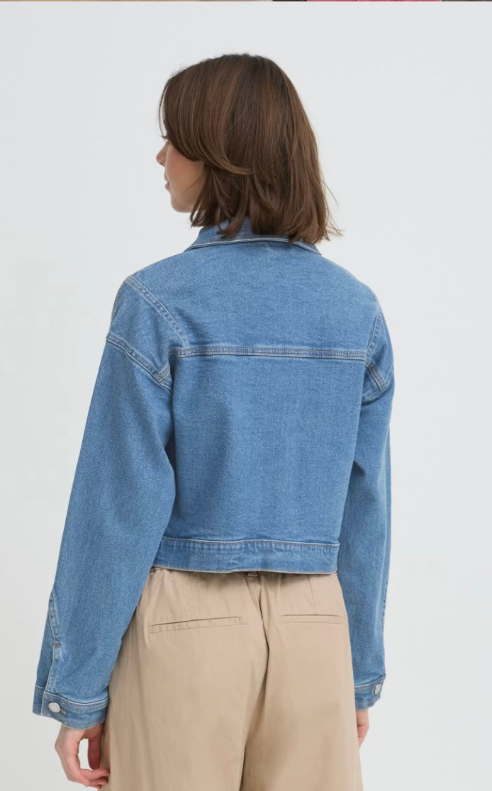 20617546 MID BLUE DENIM LORELEI JACKET