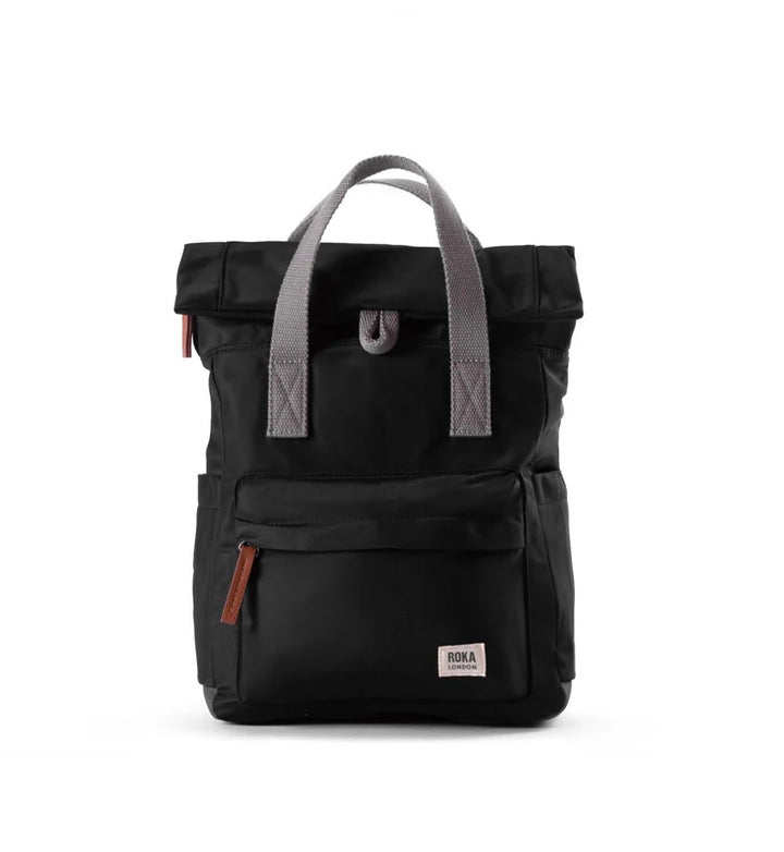 BLACK SMALL CANFIELD B RECYCLED NYLON BACKPACK
