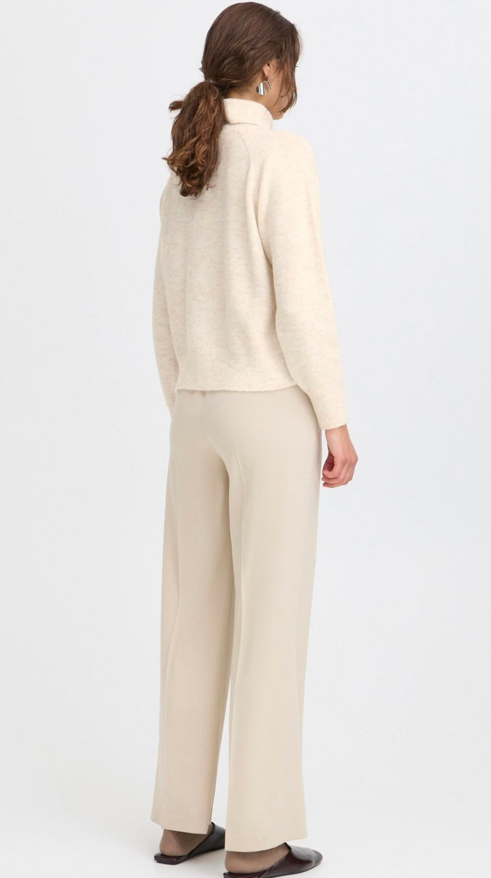 BIRCH MELANGE MONNA ROLLNECK JUMPER