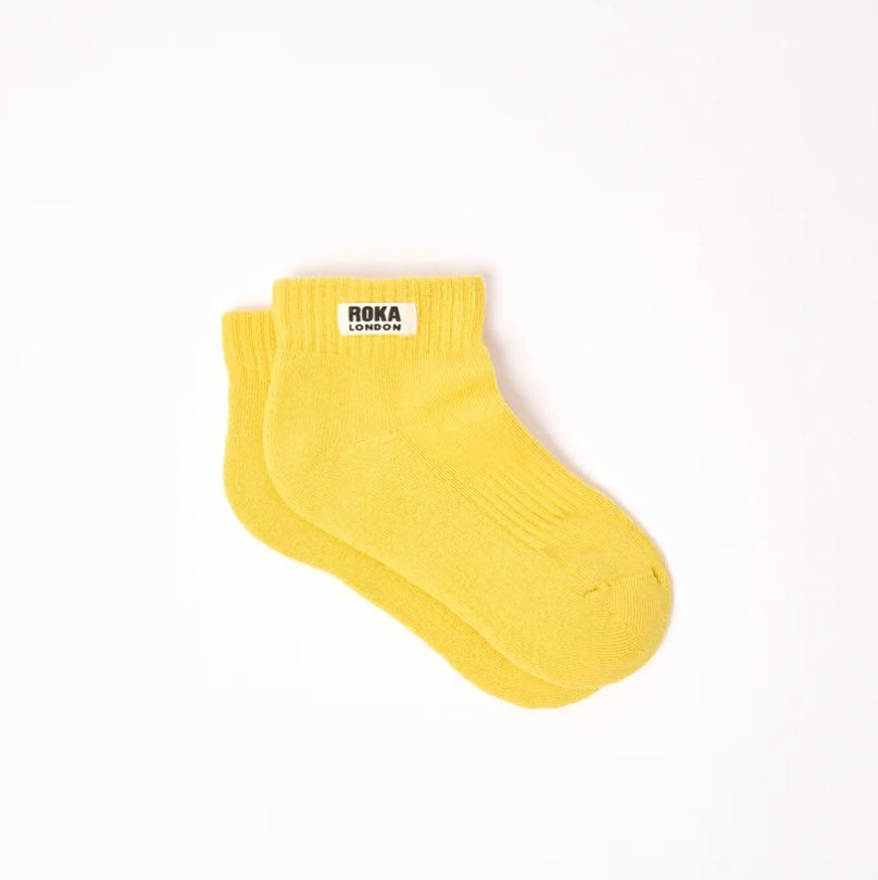 SUMMER YELLOW WEMBLEY KIDS SOCKS