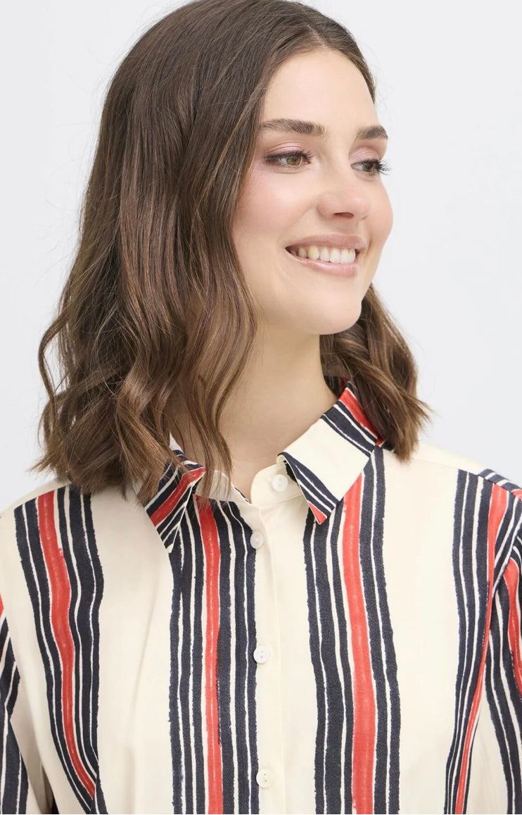 WHISPER WHITE ART ALDA SHIRT