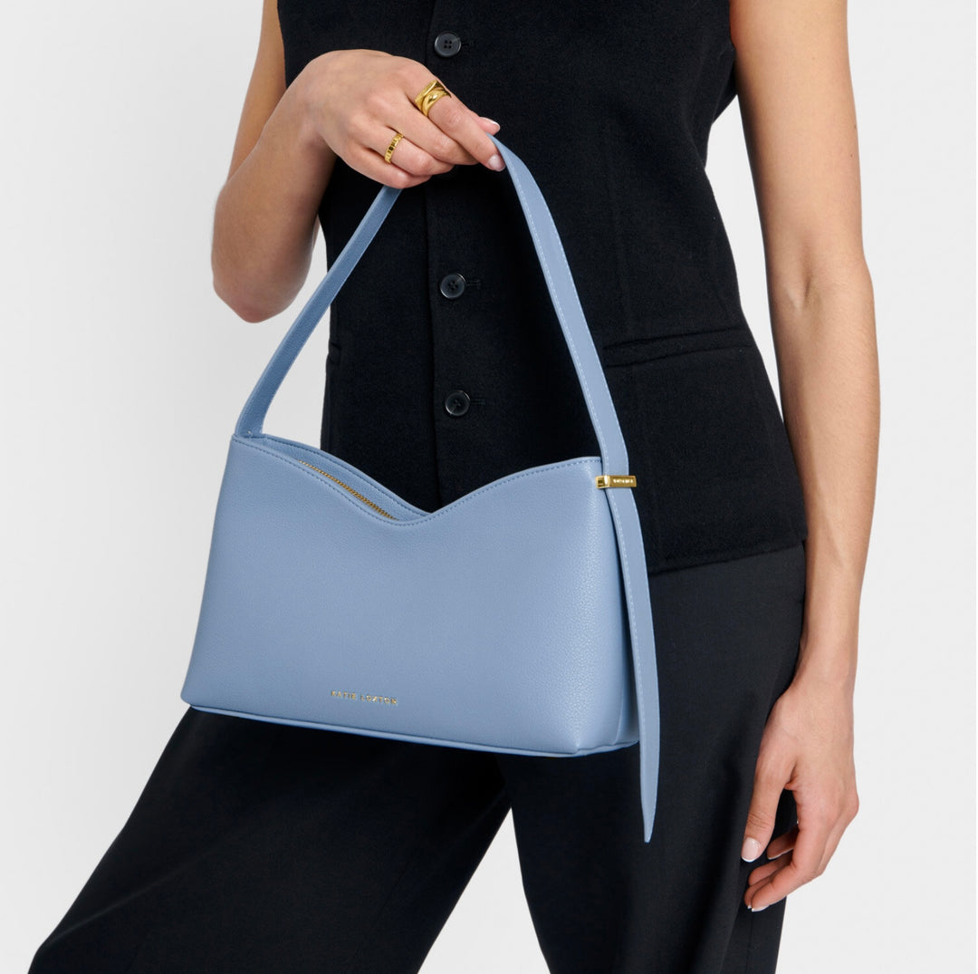 CAMILLE SMALL SHOULDER BAG IN CORNFLOWER BLUE