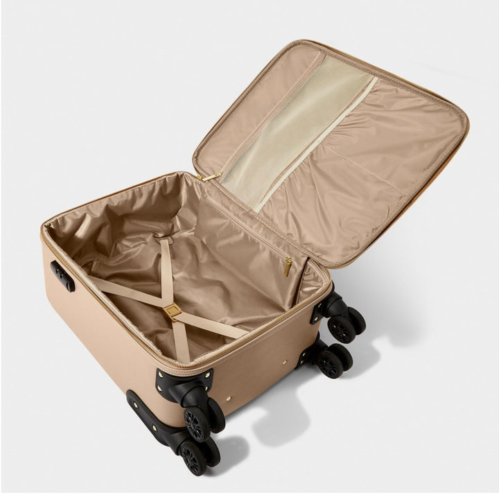 OXFORD CABIN SUITCASE IN SOFT TAN