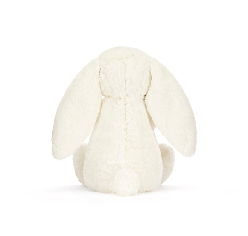 CREAM BUNNY WITH ROSE