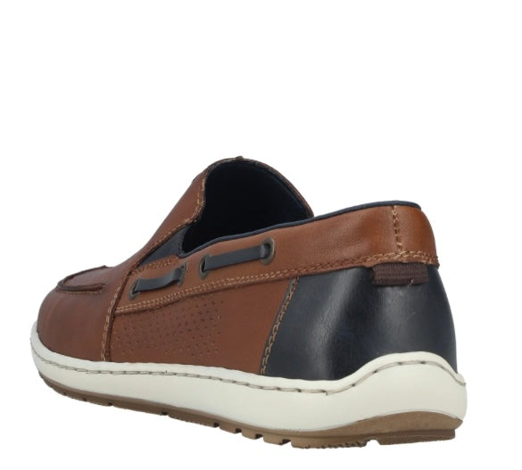 08867-25 MENS BROWN SLIP ON SHOE
