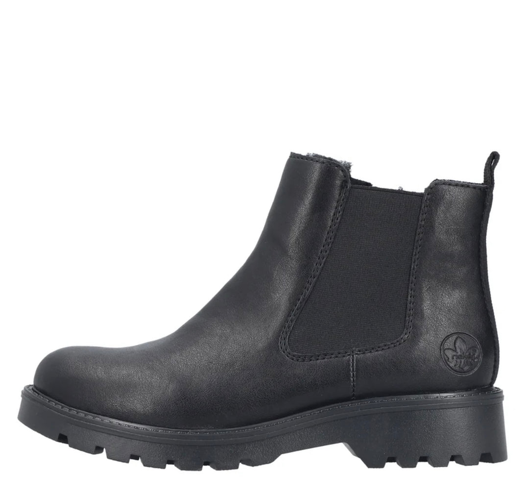 Rieker Women’s Black Ankle Boot 73250-01
