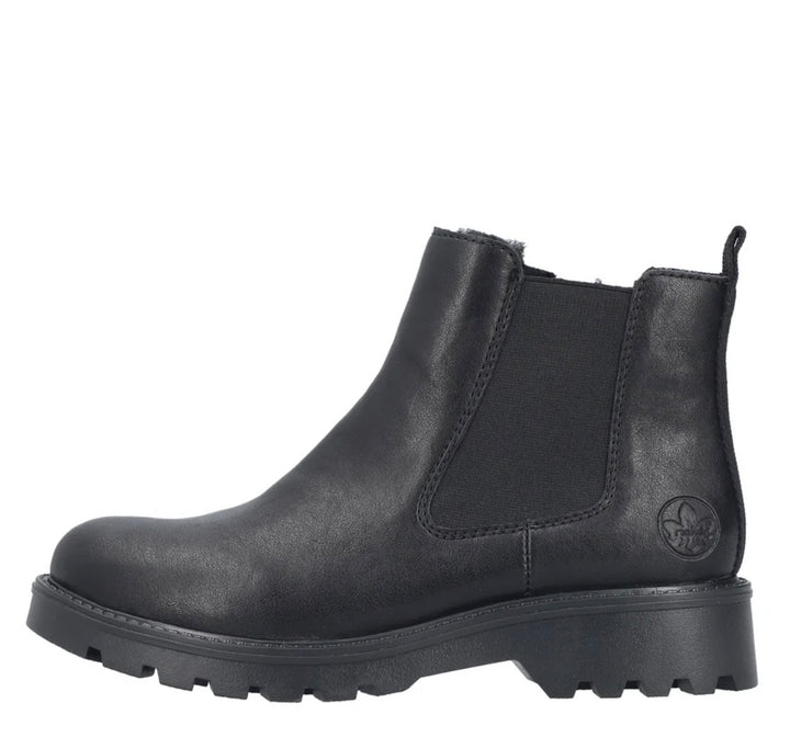 Rieker Women’s Black Ankle Boot 73250-01