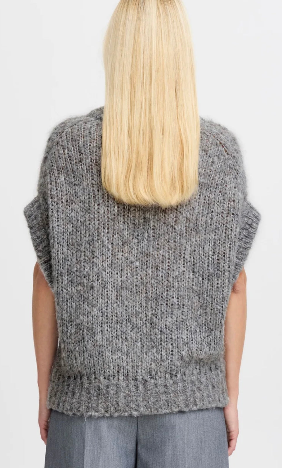 MID GREY MELANGE METTA VEST