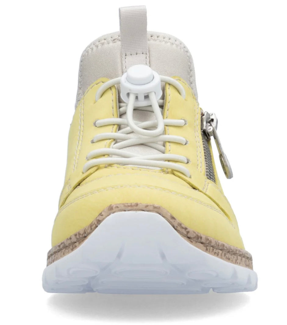 N42G0-68 LADIES SHOES YELLOW SEITL. ANFLECHTER