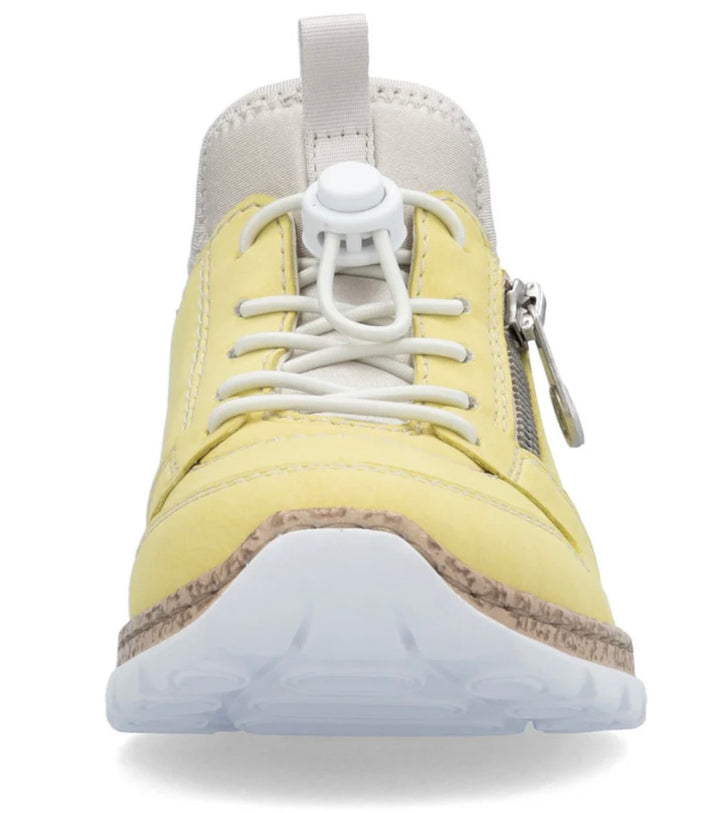 N42G0-68 LADIES SHOES YELLOW SEITL. ANFLECHTER