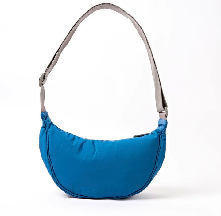 FARRINGDON TASLON RECYCLED NYLON CROSSBODY BAG MALIBU BLUE