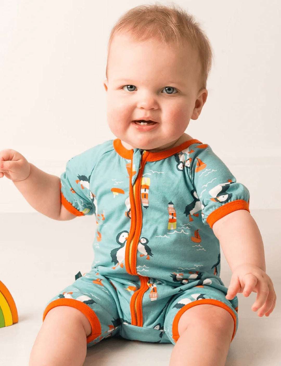 KENZIE THE PUFFIN ROMPER