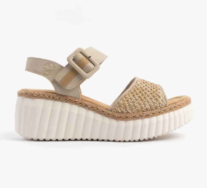 69176-62 LADIES' SANDALS BEIGE SEITL. ANFLECHTER