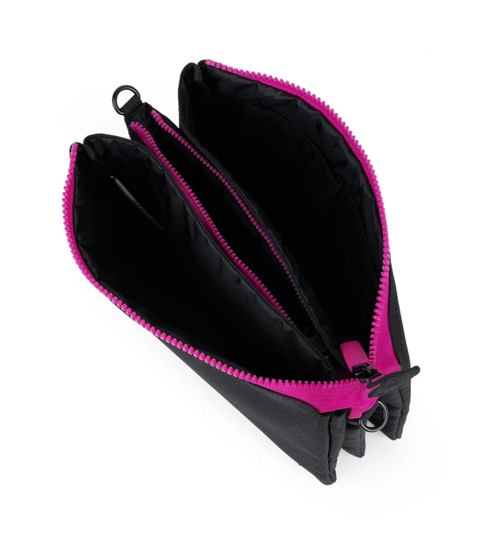 PINK LABEL CARNABY RECYCLED CANVAS X LARGE CROSSBODY BAG