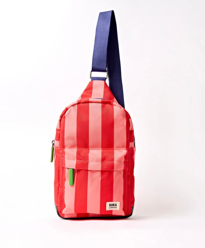 WILLESDEAN RECYCLED CANVAS SLING BACKPACK CIRCUS PRINT